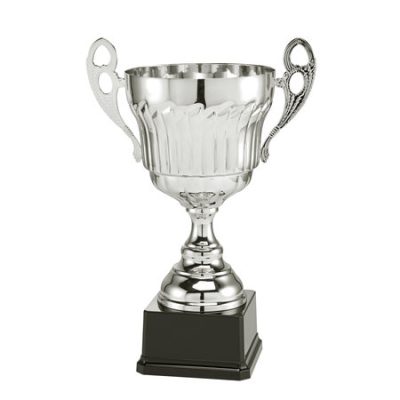 Metalen zilveren cup 36 t/ 43cm