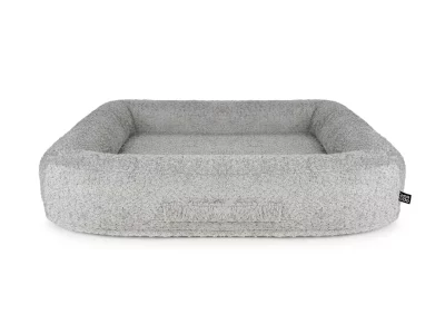 zilver grijs Mypado Loui Bouclé Hondenmand